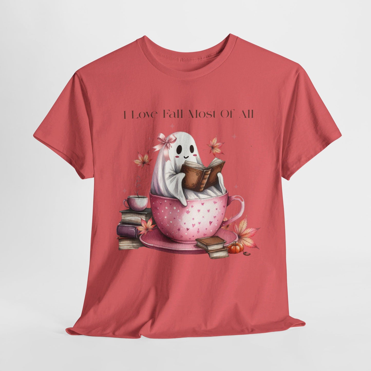 Tea Cup Boo - Unisex Heavy Cotton Tee