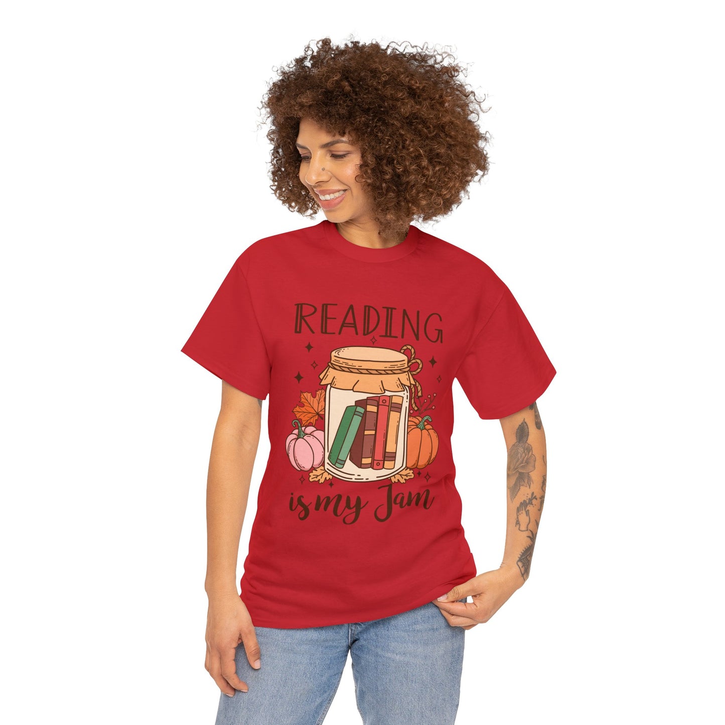 Reading is my Jam - Unisex Heavy Cotton Tee