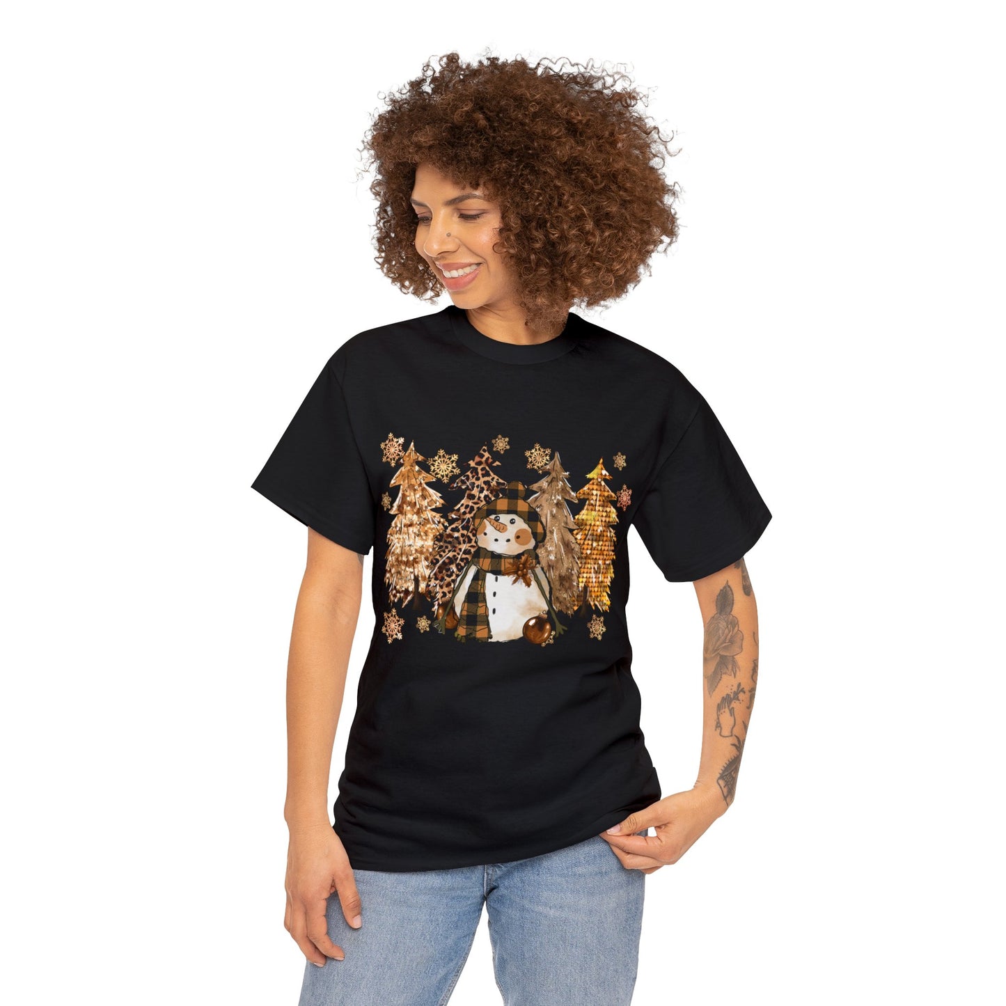 Snowman - Unisex Heavy Cotton Tee