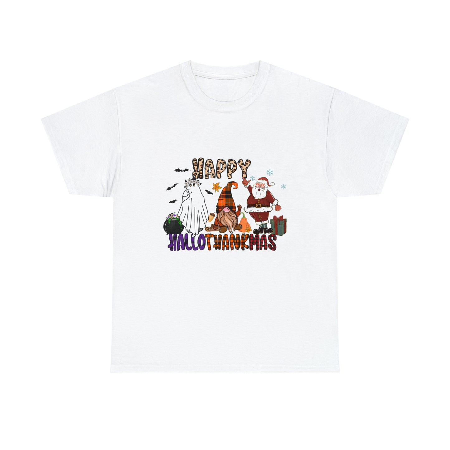HalloThanksMas - Unisex Heavy Cotton Tee