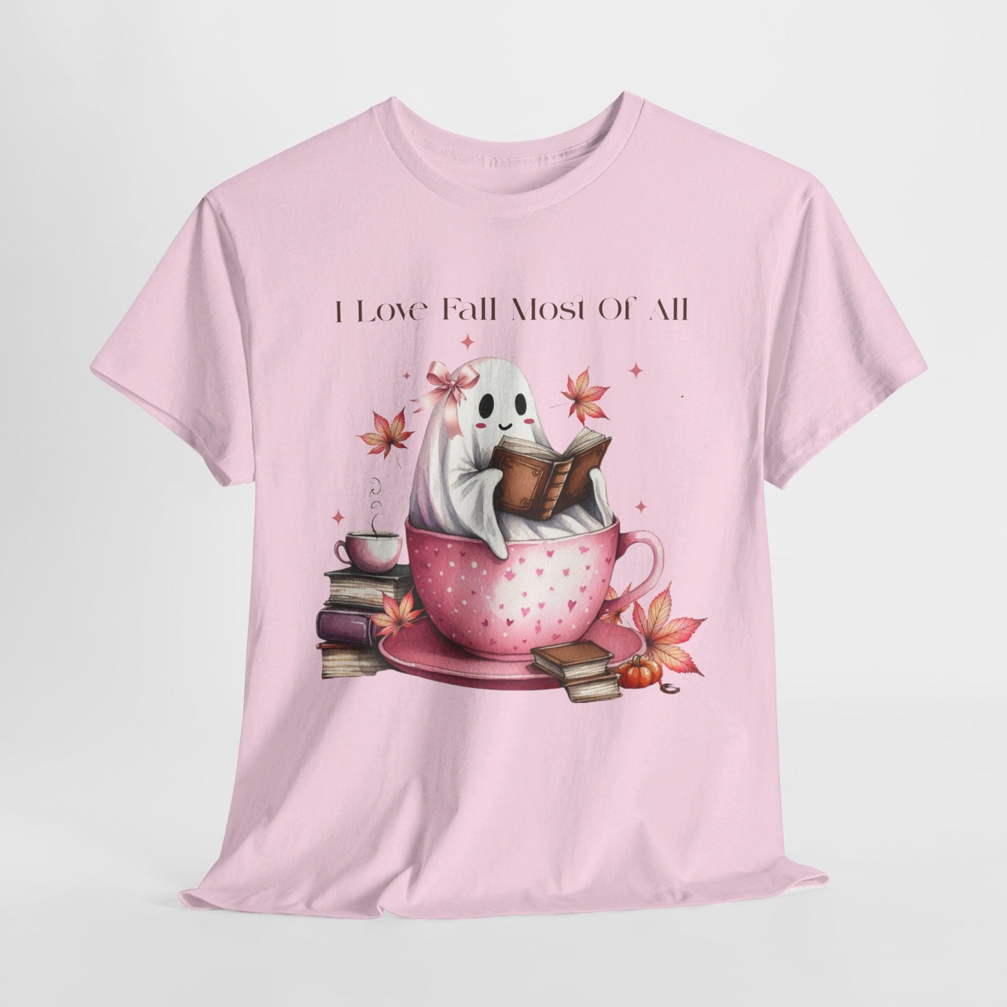 Tea Cup Boo - Unisex Heavy Cotton Tee