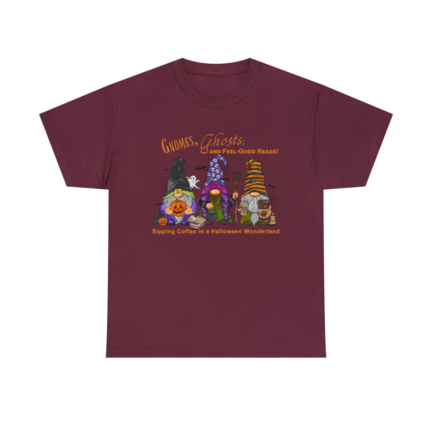 Live the dream of Halloween all year long with this comfy, Halloween Gnome tee! Its sturdy fabric won't give up the ghost any time soon and the special fibers create a canvas for the the spookiest of designs. Plus, no itchy armpits and reinforced shoulders? That's the kind of coolness that'll last 'til the witching hour!