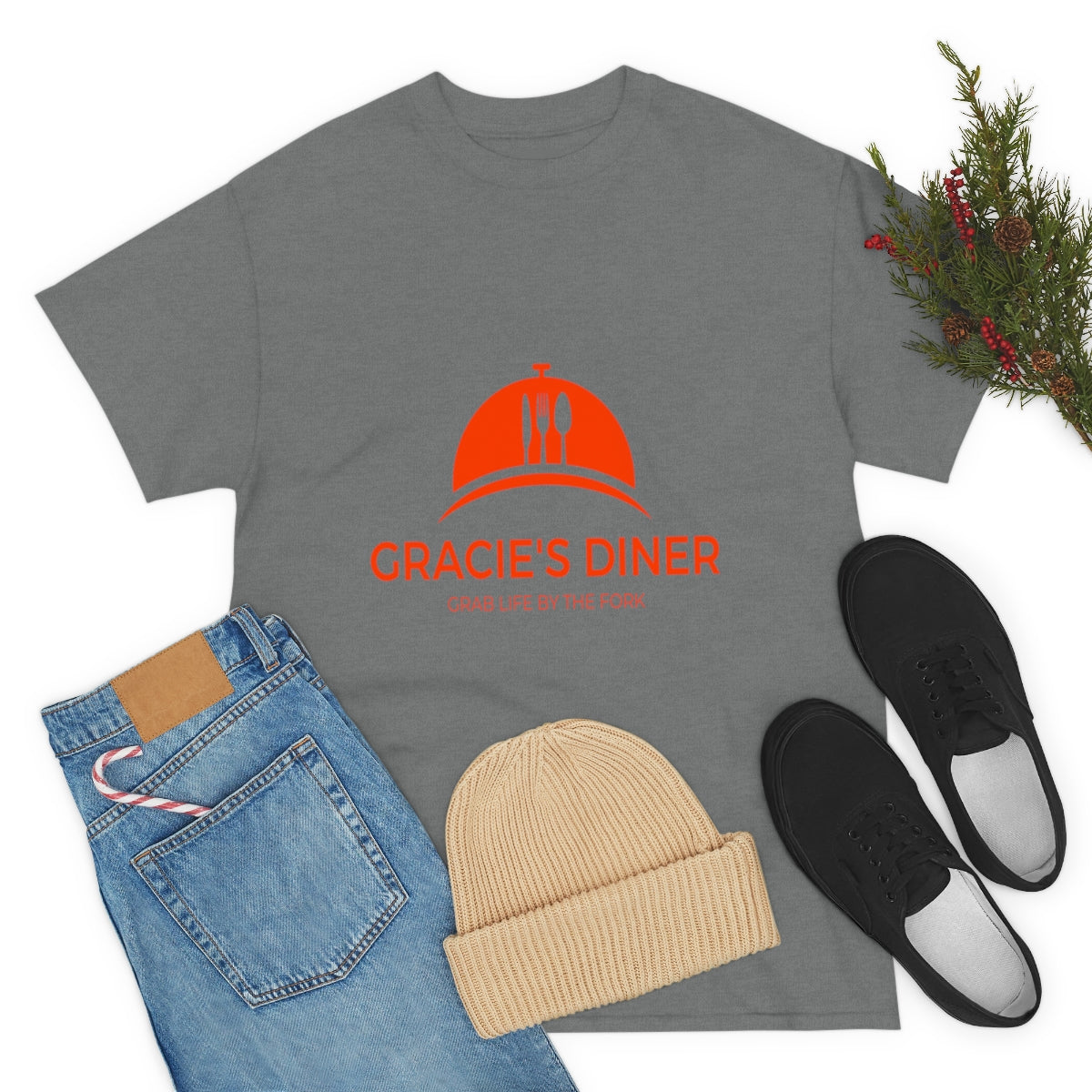 Gracie's Diner Unisex Heavy Cotton Tee