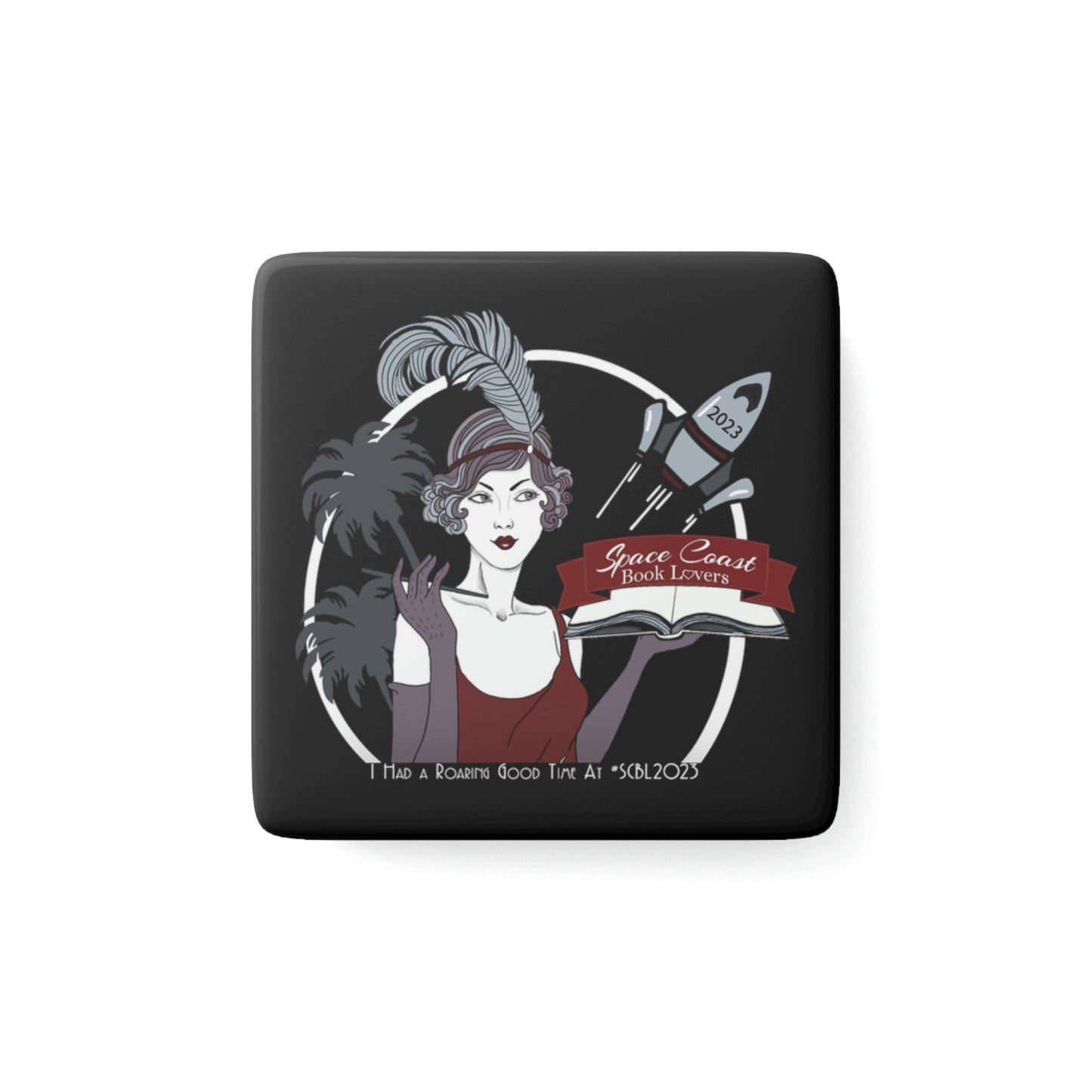 #SCBL2023 Porcelain Magnet, Square