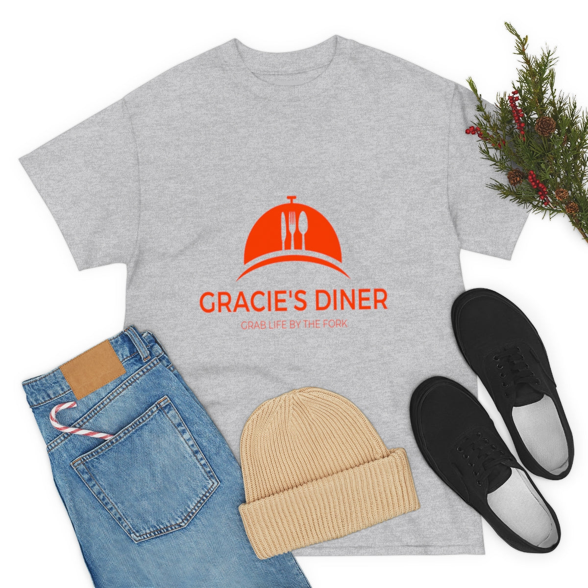 Gracie's Diner Unisex Heavy Cotton Tee