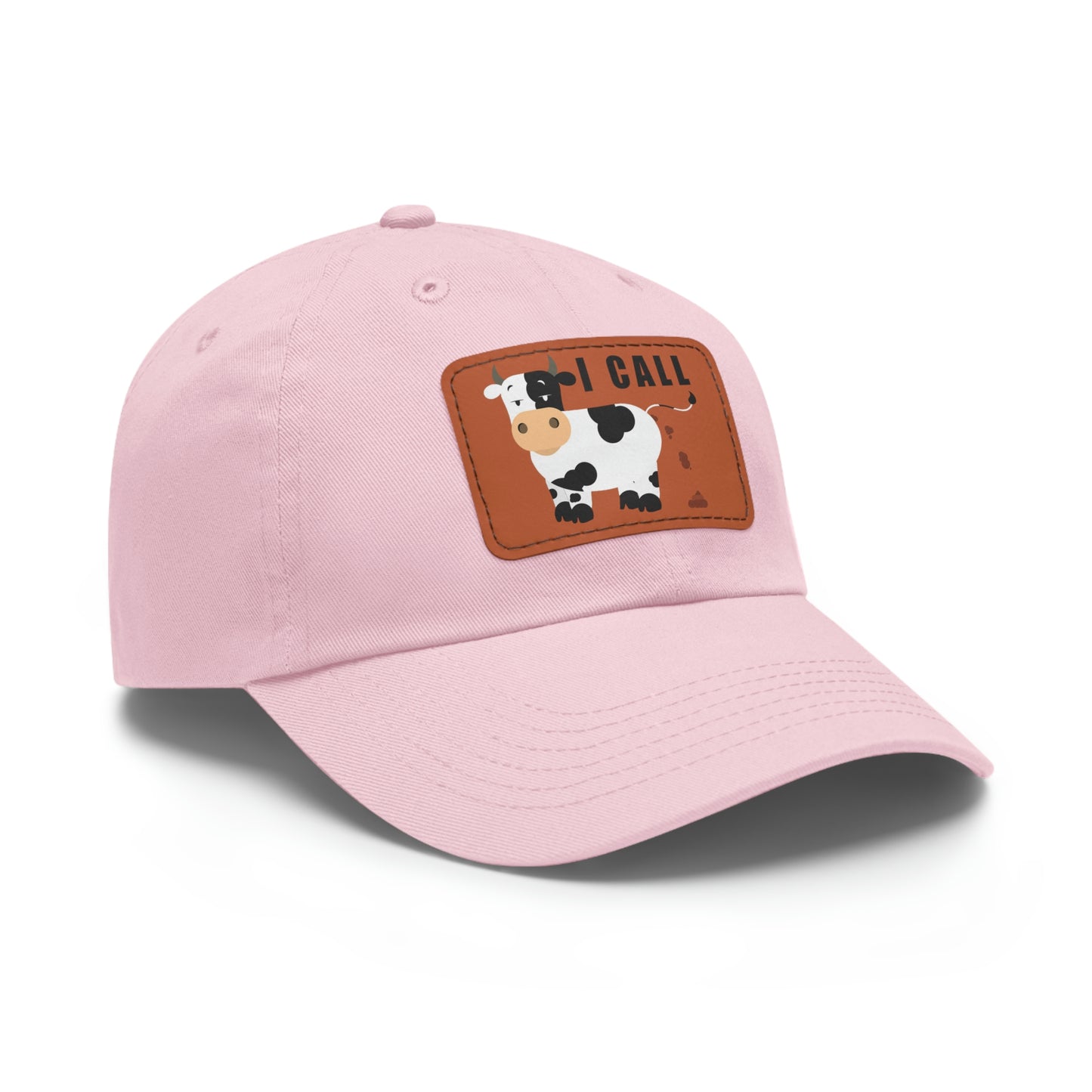 I Call Bullsh*t! Hat with Leather Patch (Rectangle)