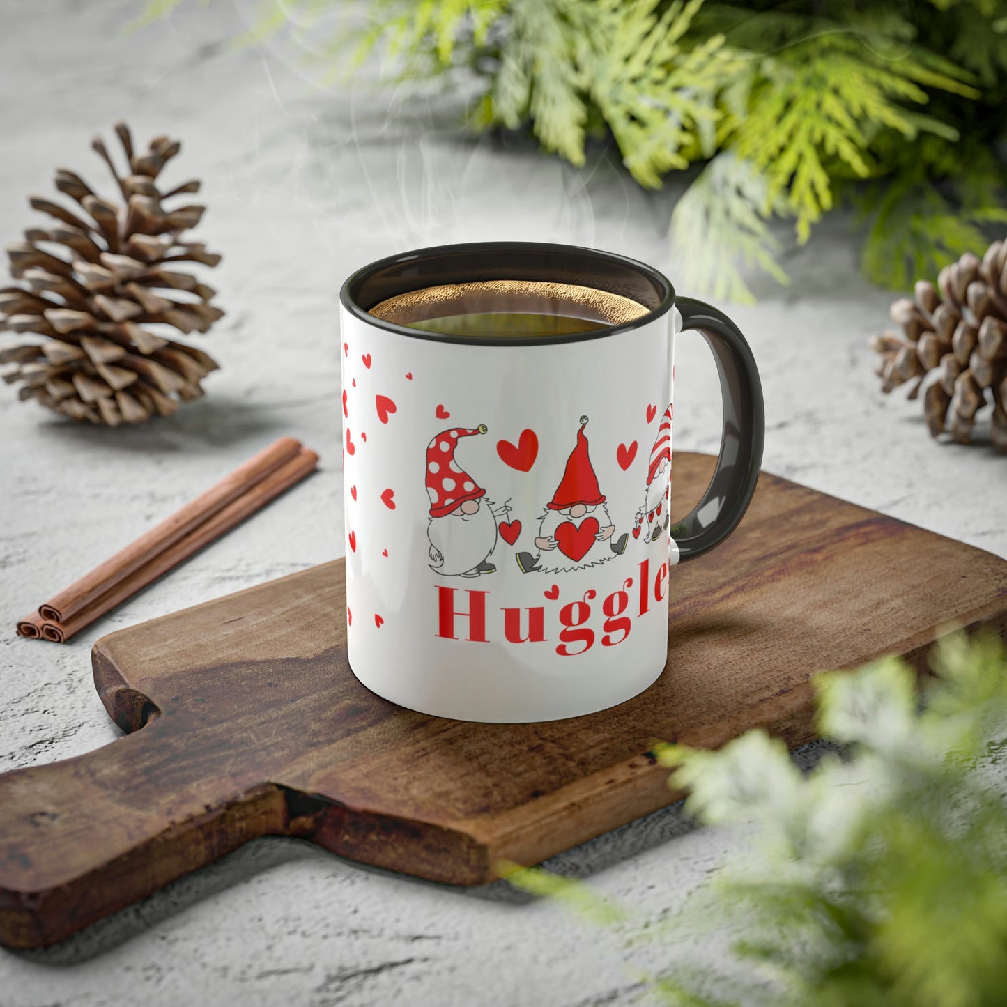 Gnomes Huggles - Colorful Mugs, 11oz