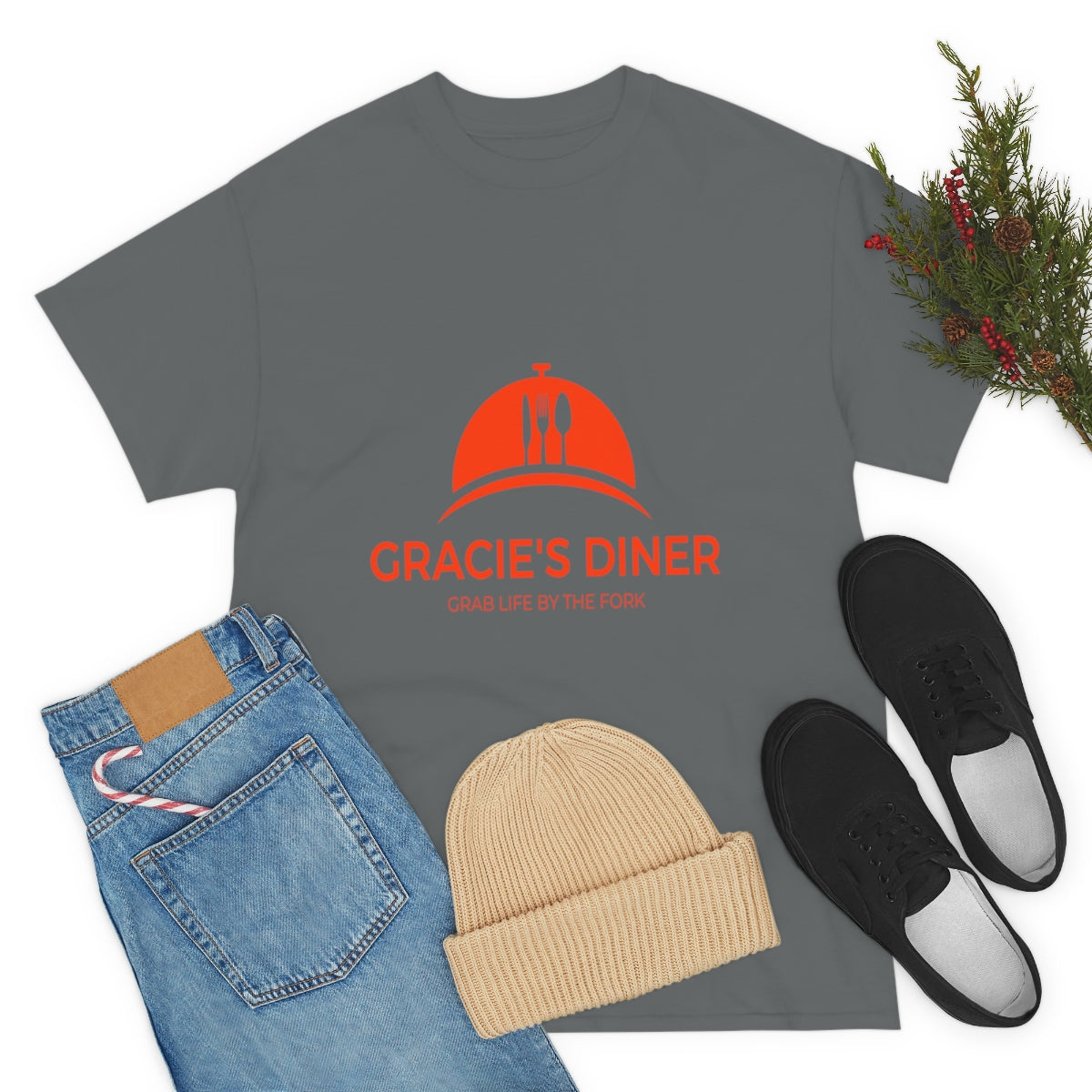 Gracie's Diner Unisex Heavy Cotton Tee