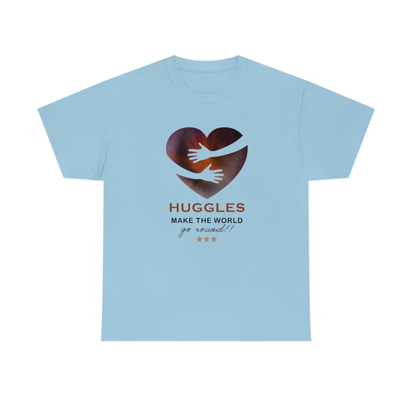 Huggles Make the World Go Round!! Unisex Heavy Cotton Tee
