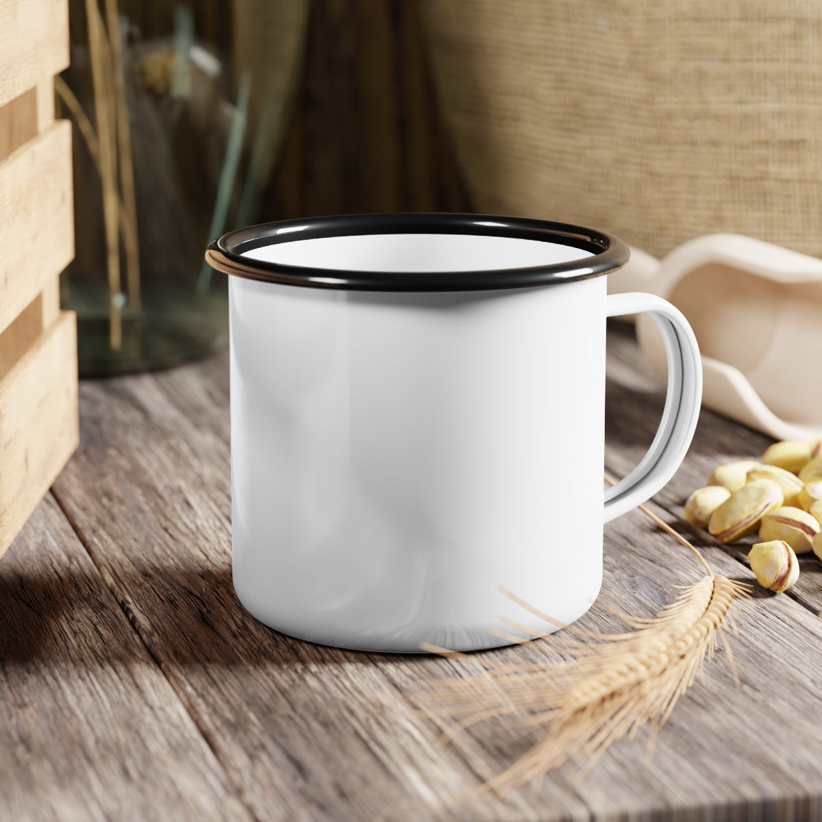 Mistletoe Farms Enamel Camp Cup
