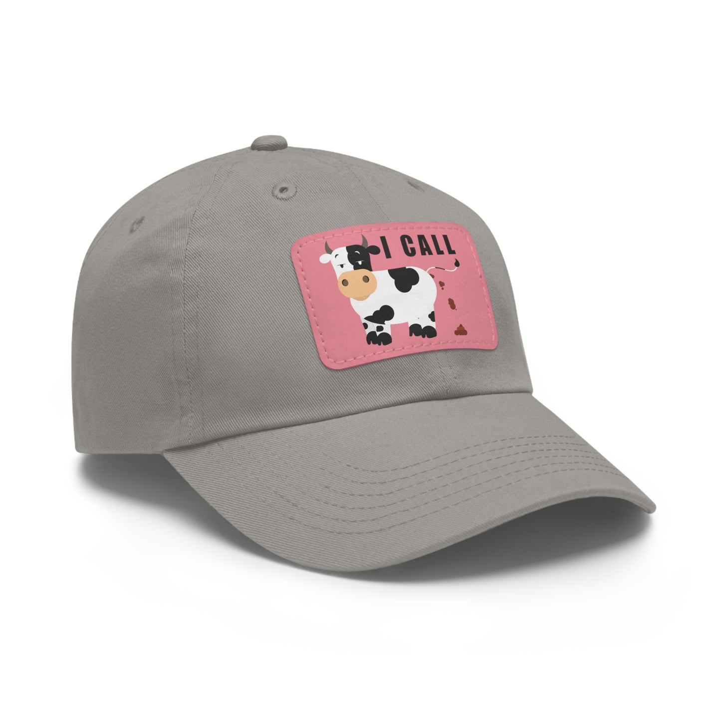 I Call Bullsh*t! Hat with Leather Patch (Rectangle)