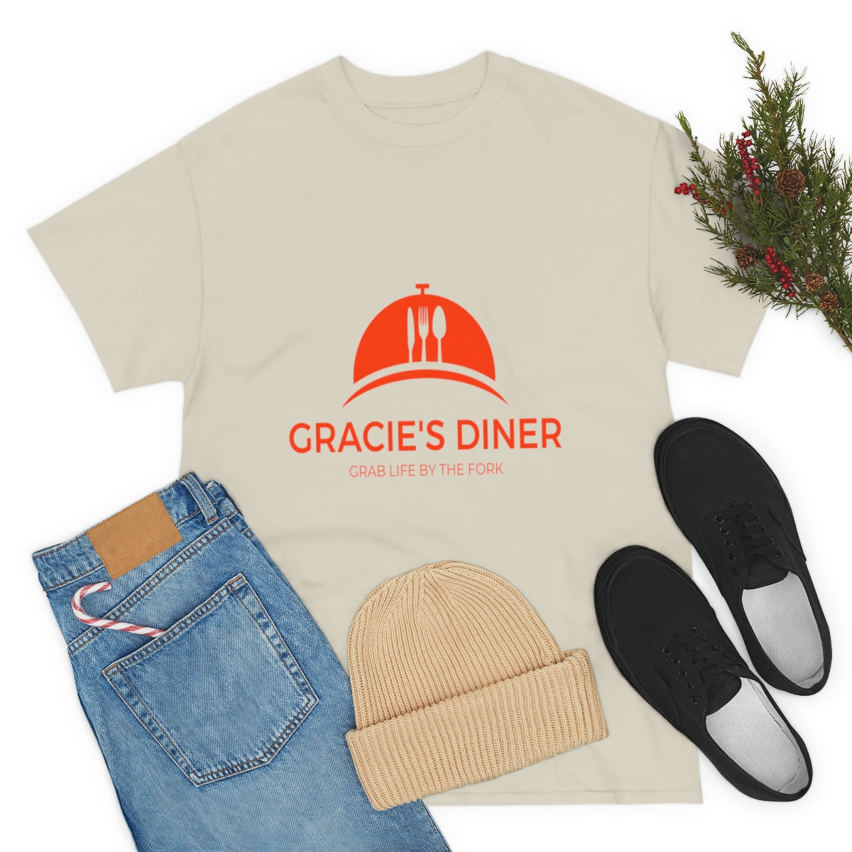 Gracie's Diner Unisex Heavy Cotton Tee