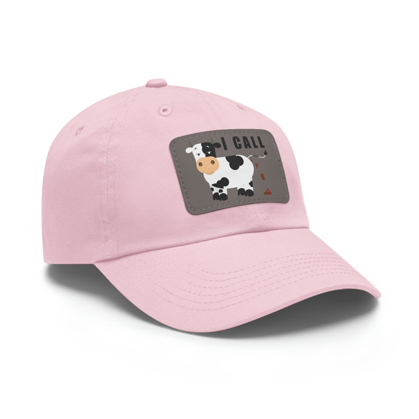 I Call Bullsh*t! Hat with Leather Patch (Rectangle)