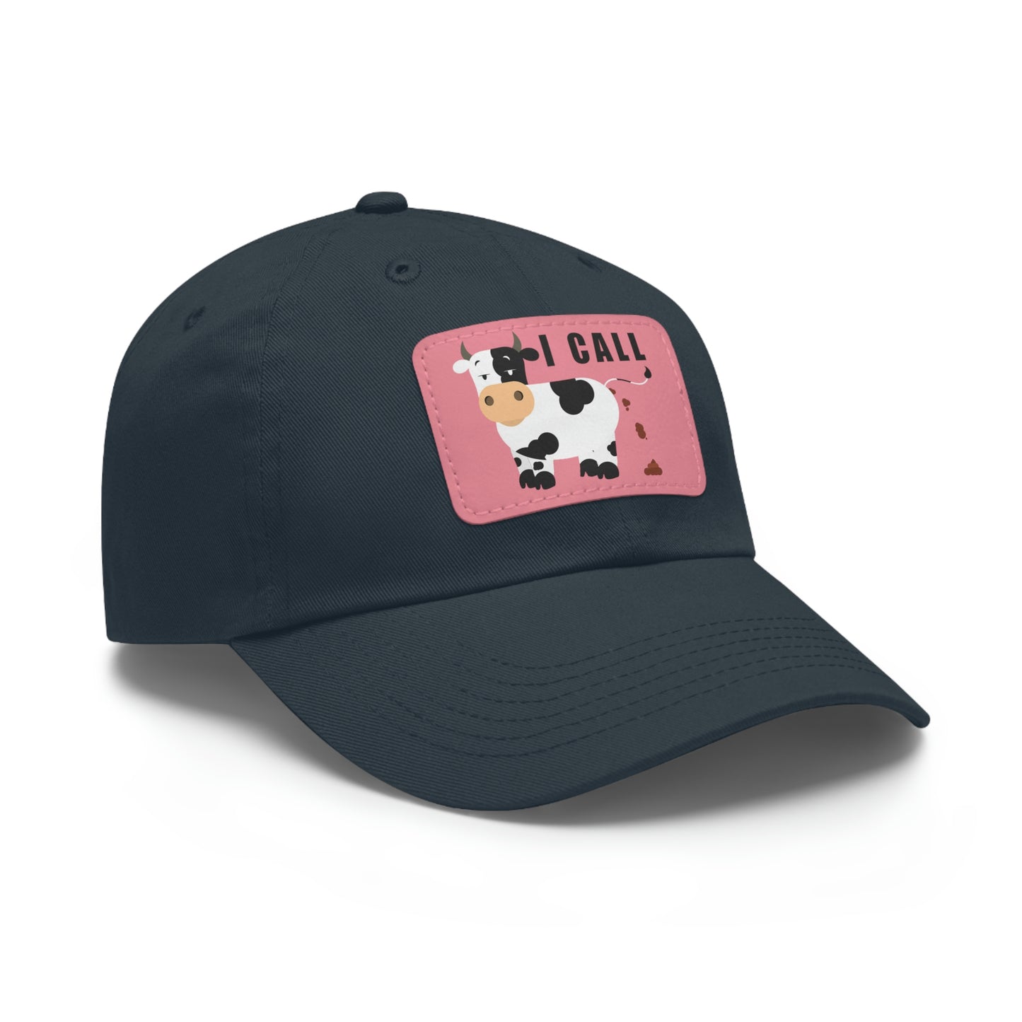 I Call Bullsh*t! Hat with Leather Patch (Rectangle)