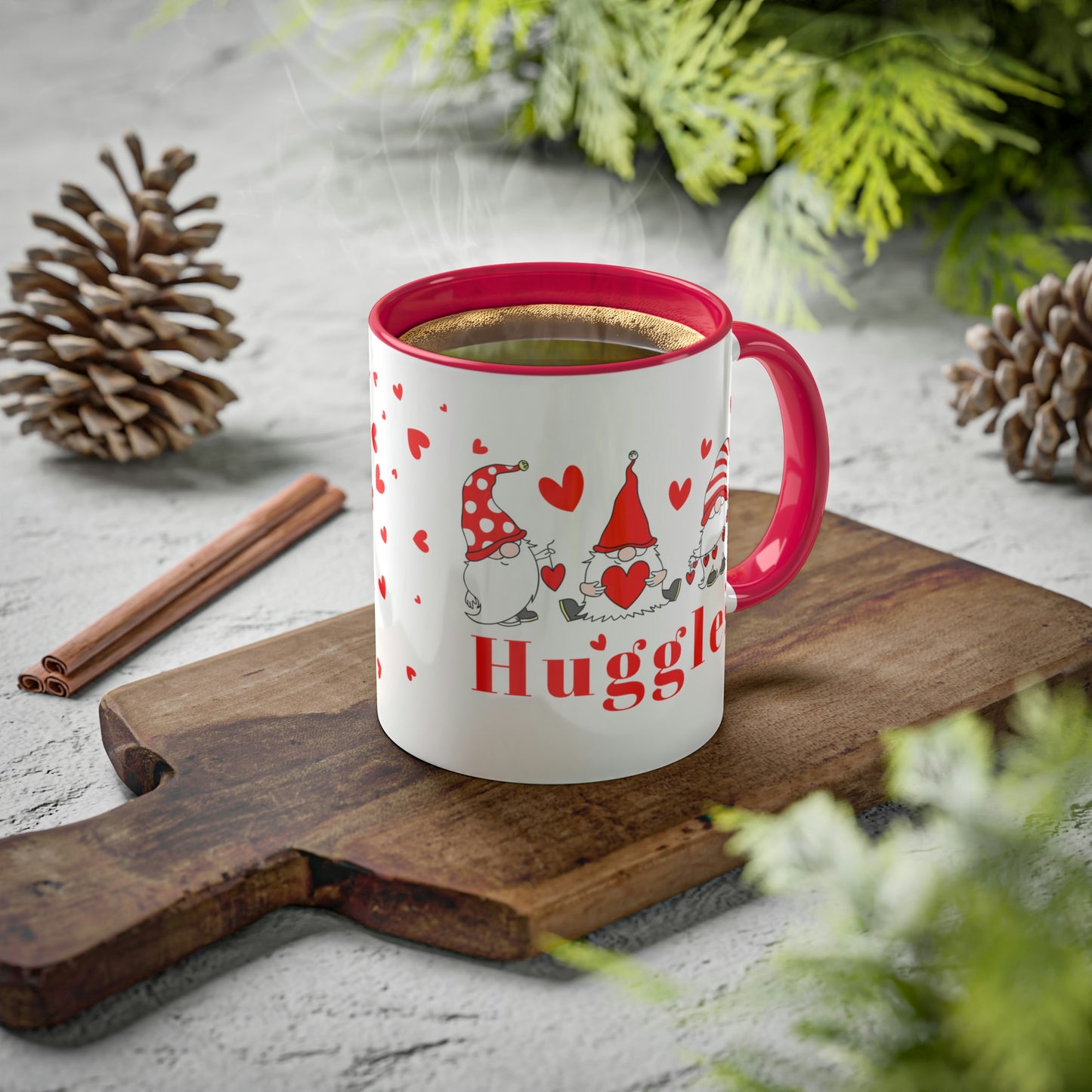 Gnomes Huggles - Colorful Mugs, 11oz