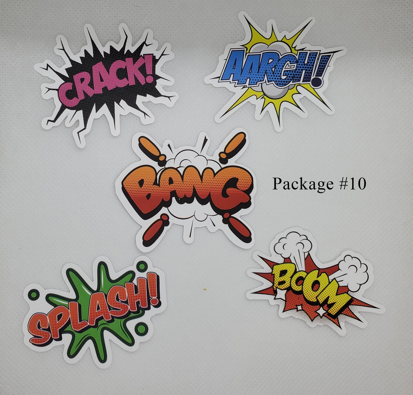 Action Words Stickers