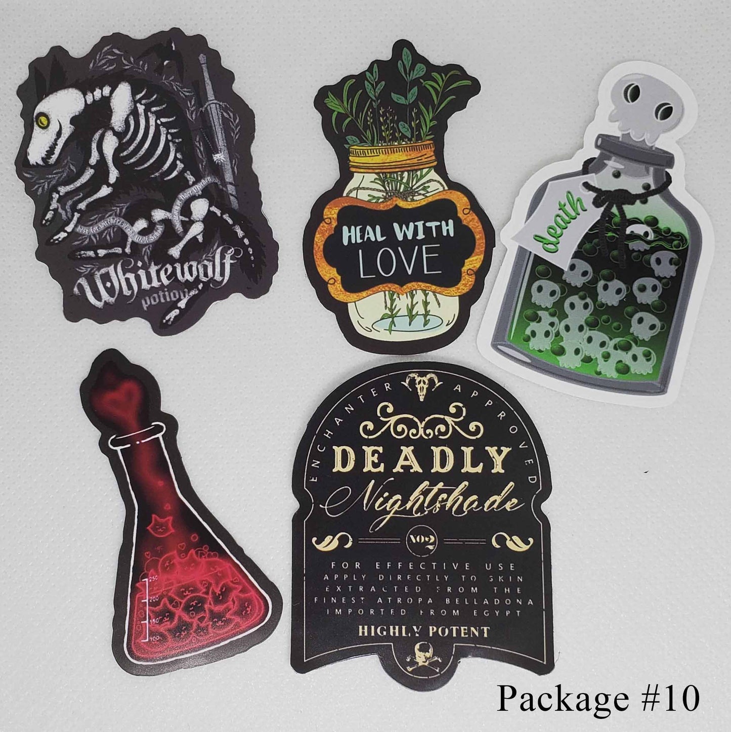 Black Magic Vintage Stickers