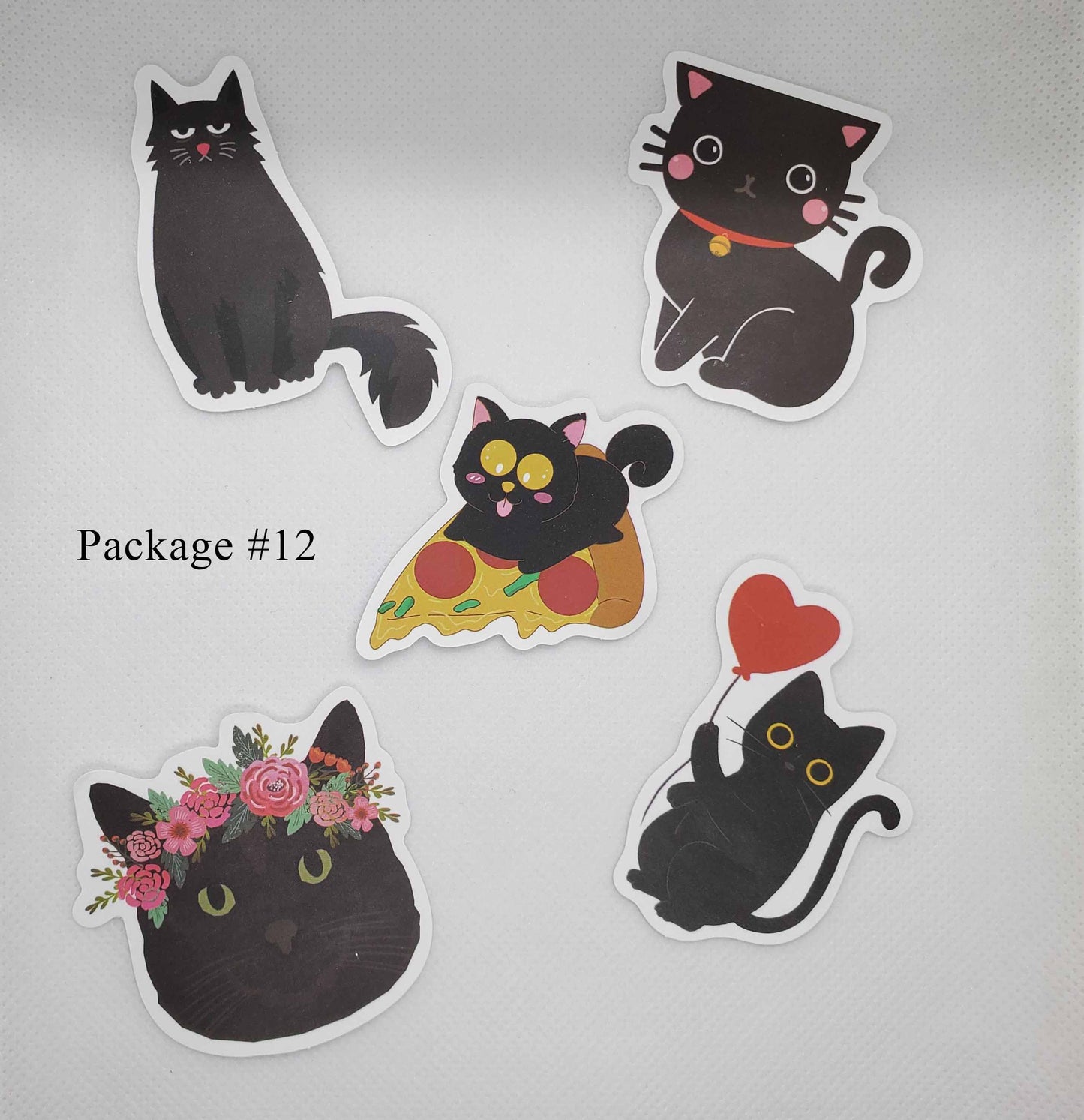 Black Cat Waterproof Stickers