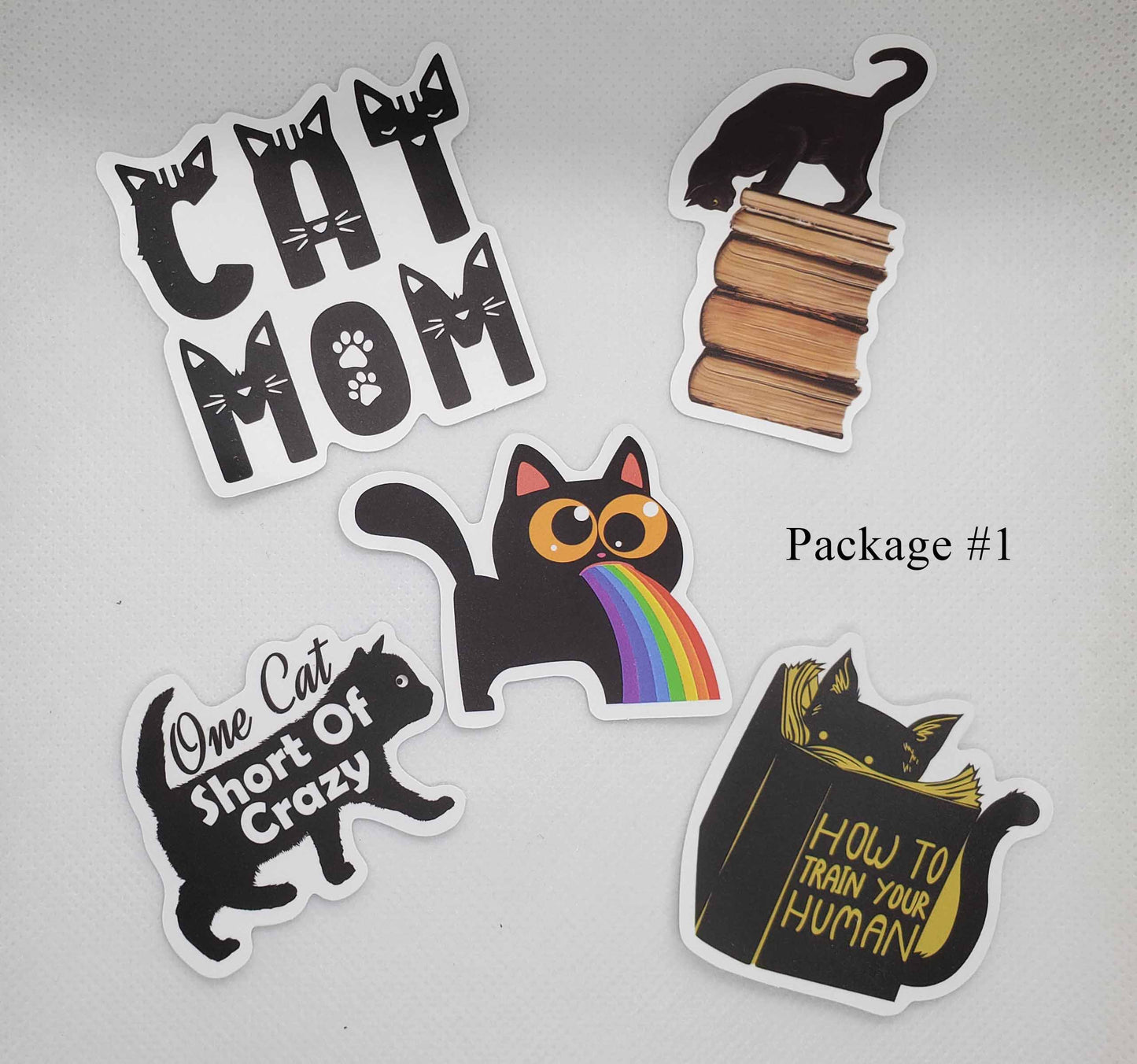 Black Cat Waterproof Stickers