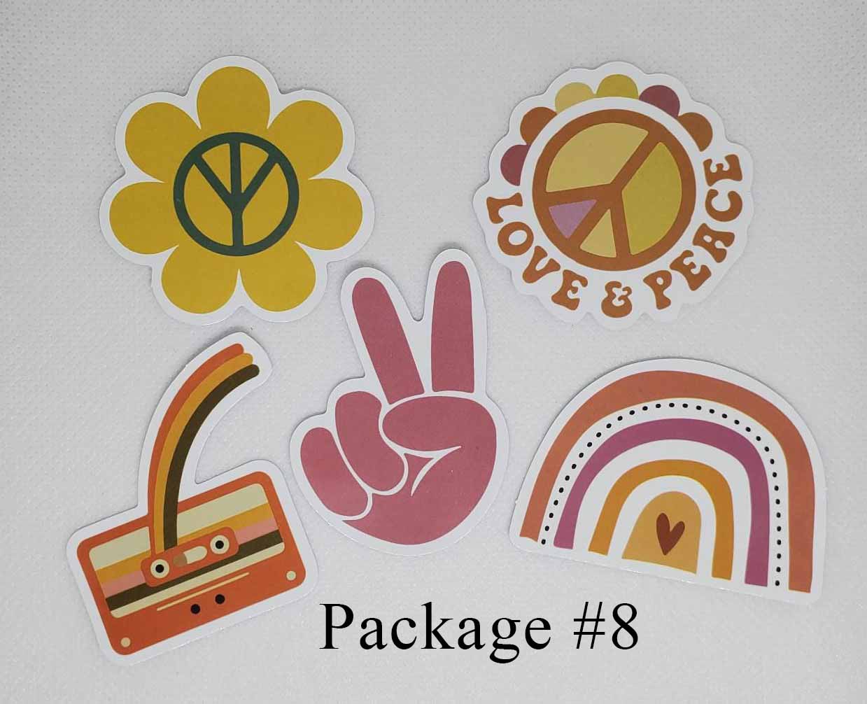 Flower Power Stickers - FREE Shipping