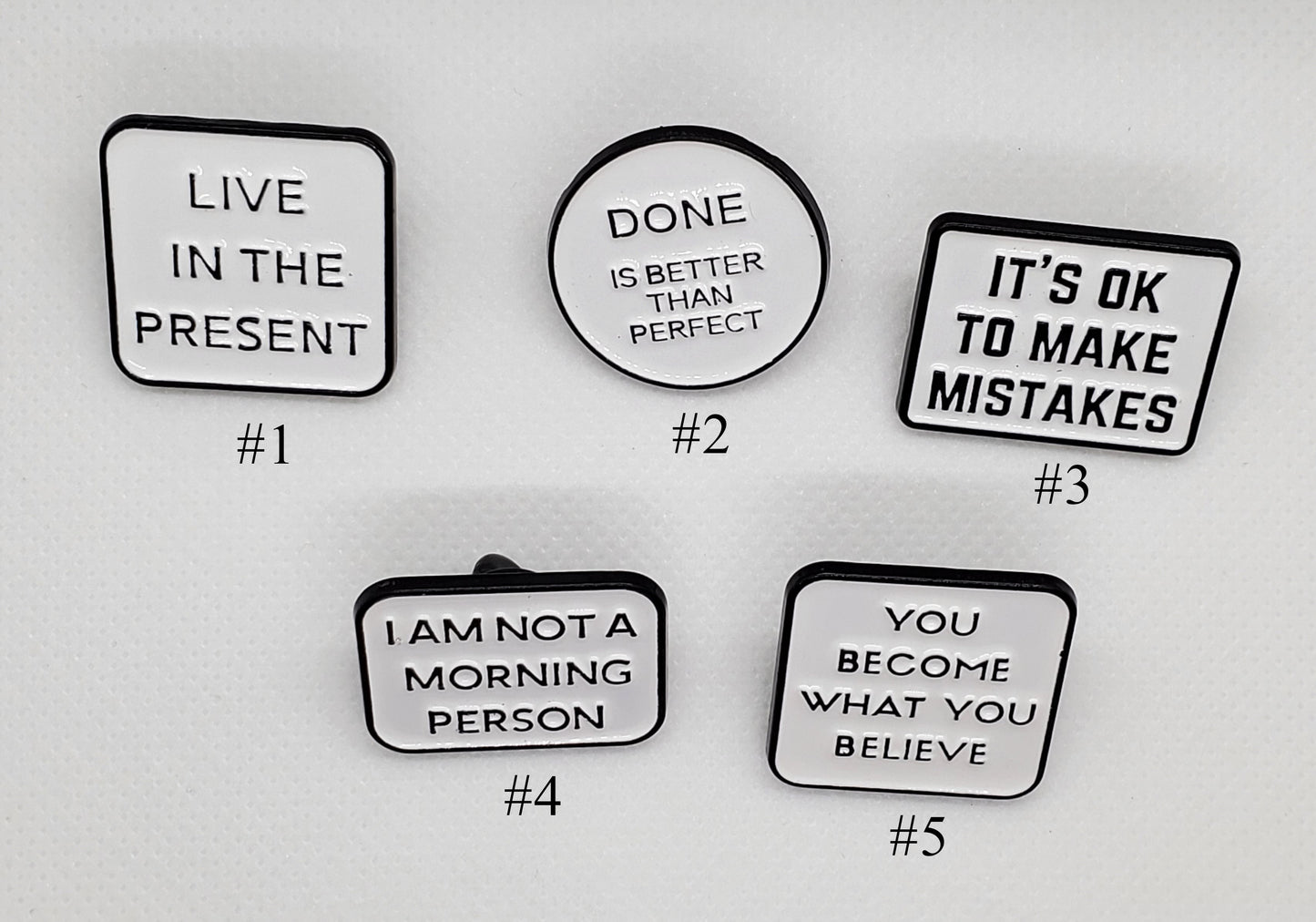 Simple Sentiments Pins - FREE Shipping