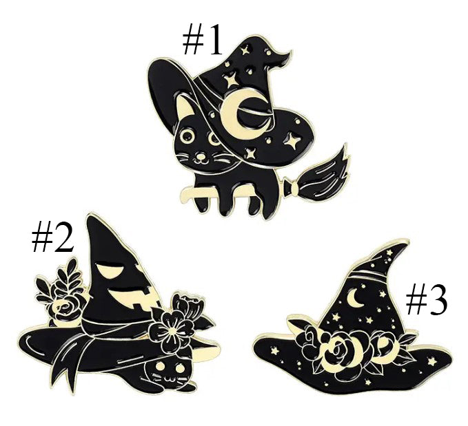 Punk Black Magic Pins - FREE Shipping