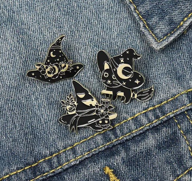 Punk Black Magic Pins - FREE Shipping