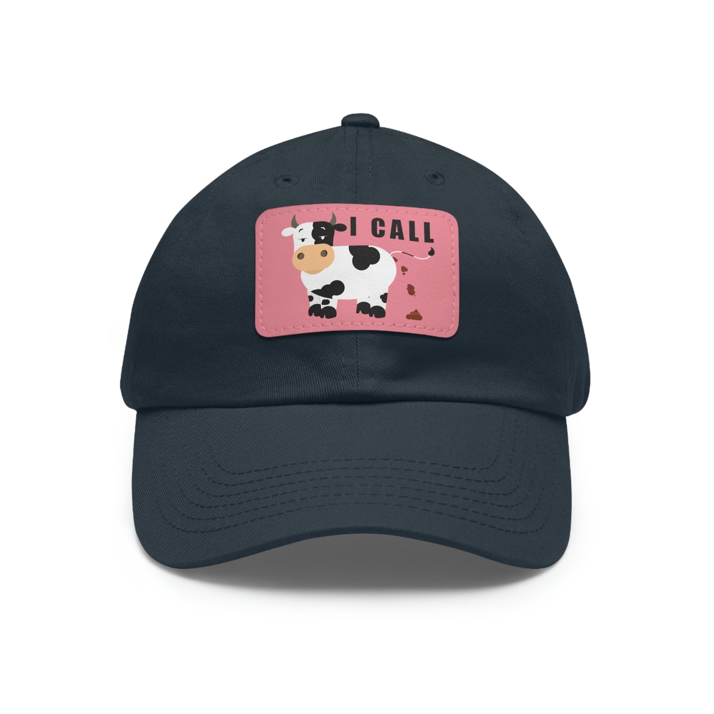 I Call Bullsh*t! Hat with Leather Patch (Rectangle)