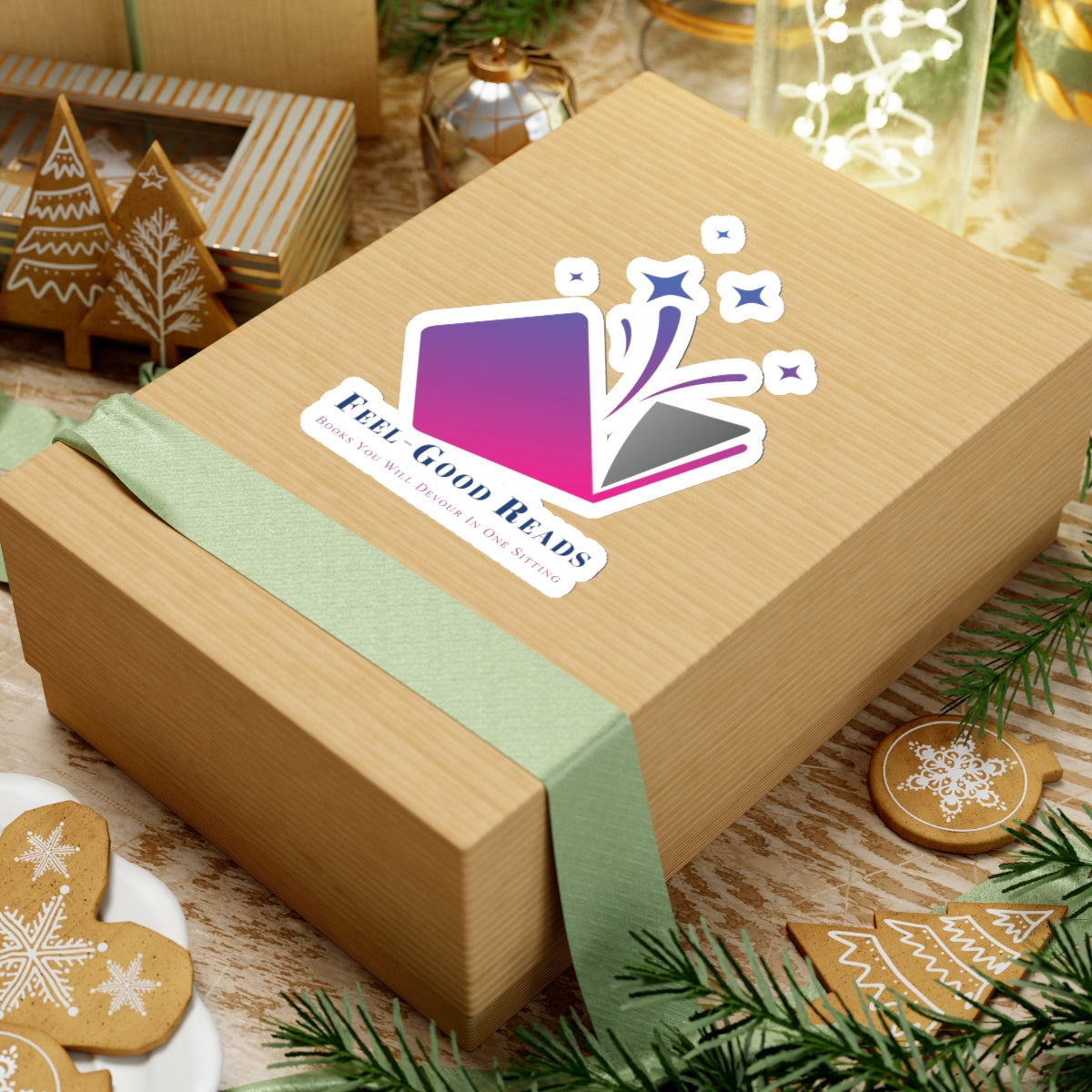 Feel-Good Reads Kiss-Cut Stickers