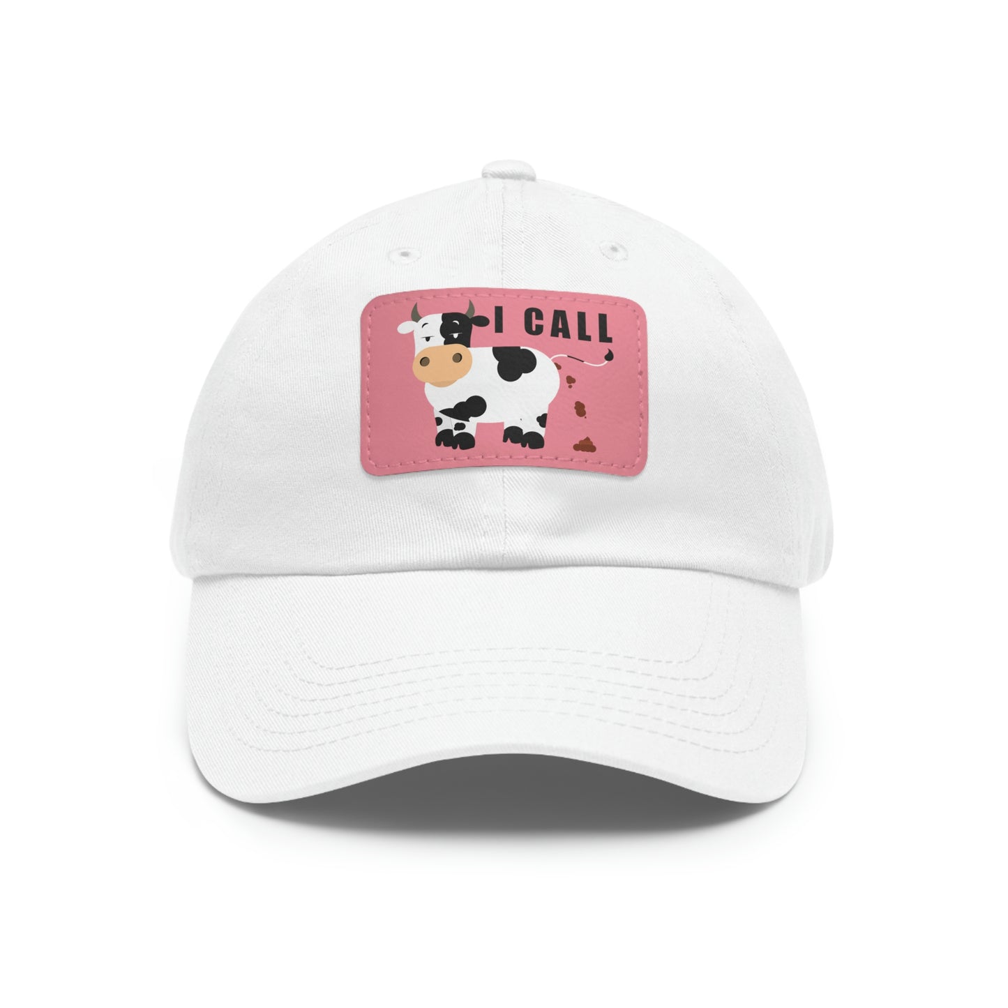 I Call Bullsh*t! Hat with Leather Patch (Rectangle)
