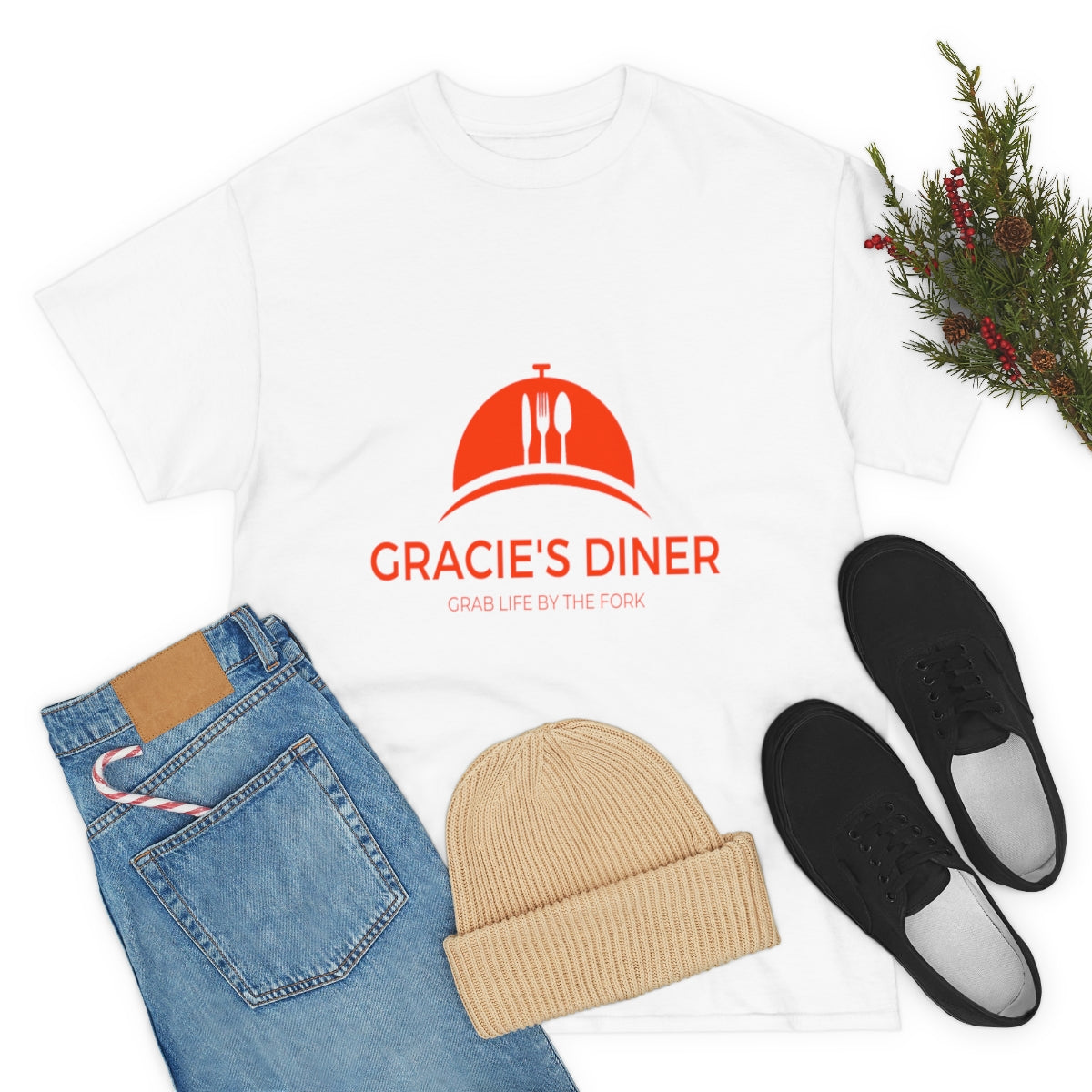 Gracie's Diner Unisex Heavy Cotton Tee