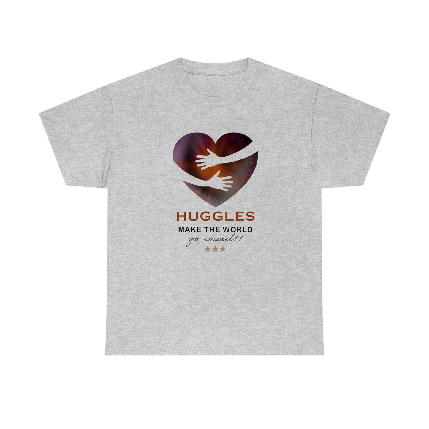 Huggles Make the World Go Round!! Unisex Heavy Cotton Tee