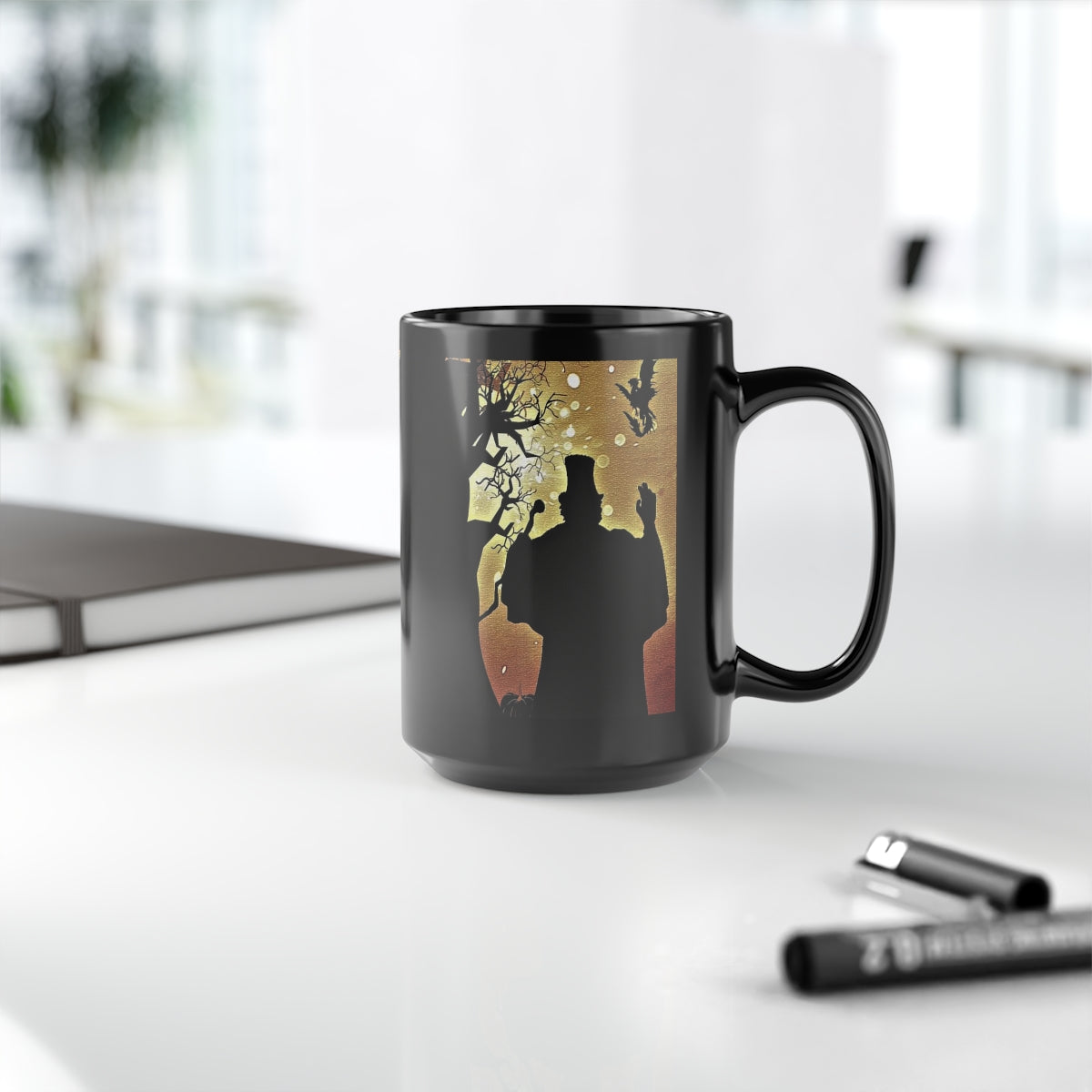 No Place to Hyde Black Mug, 15oz