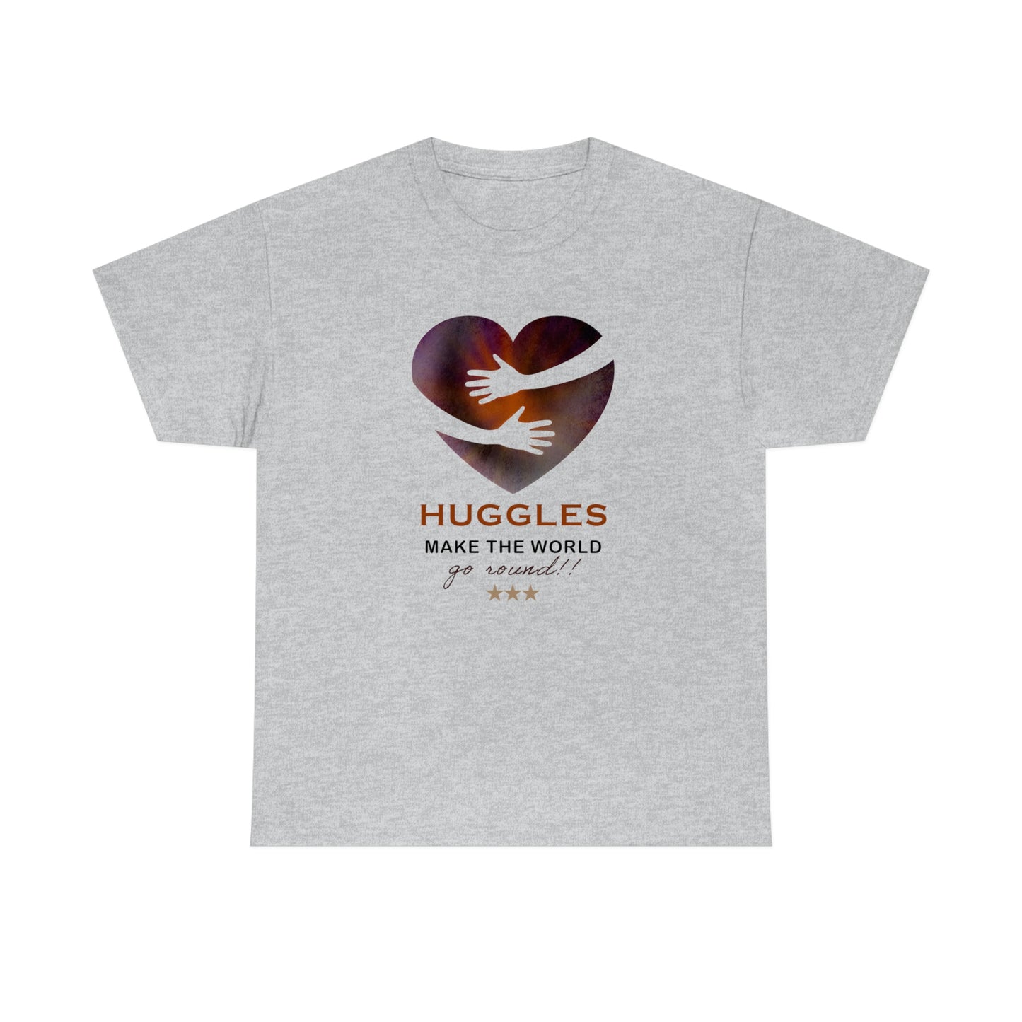 Huggles Make the World Go Round!! Unisex Heavy Cotton Tee