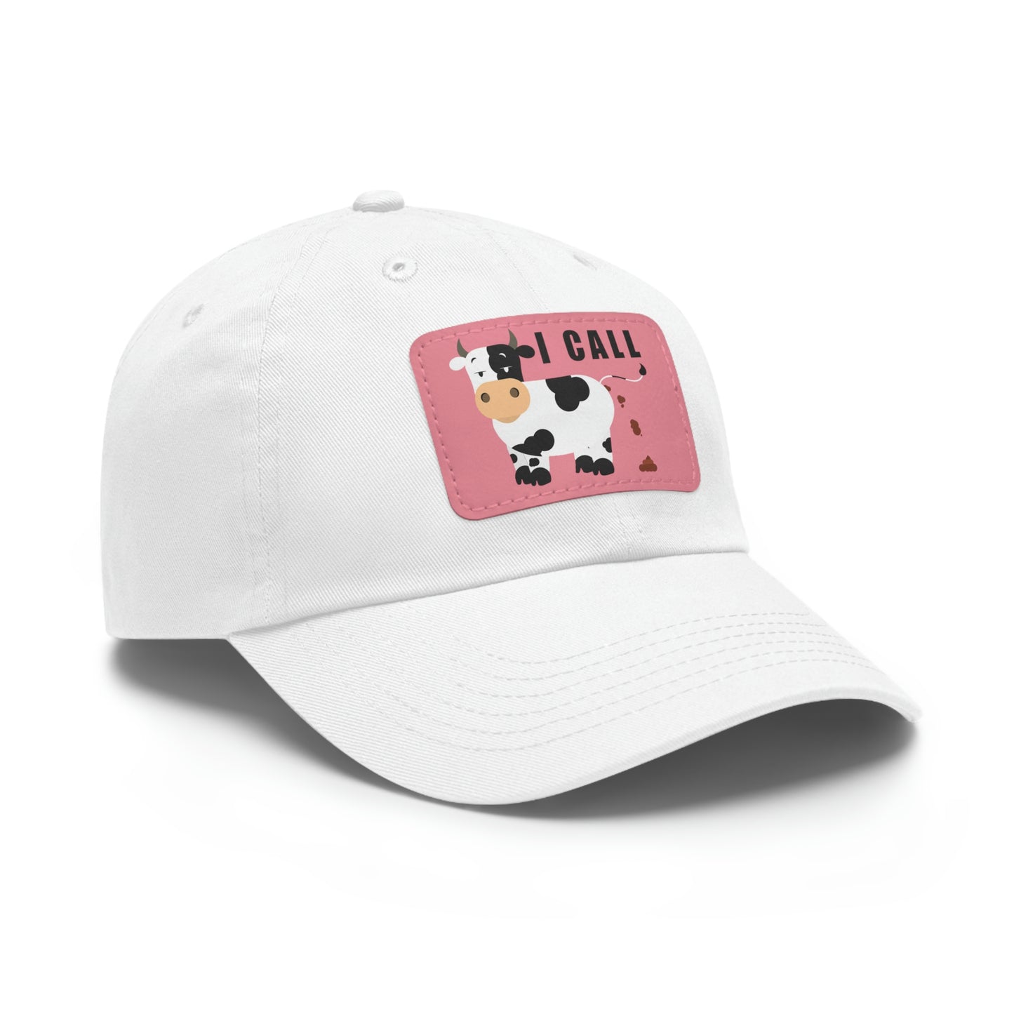 I Call Bullsh*t! Hat with Leather Patch (Rectangle)