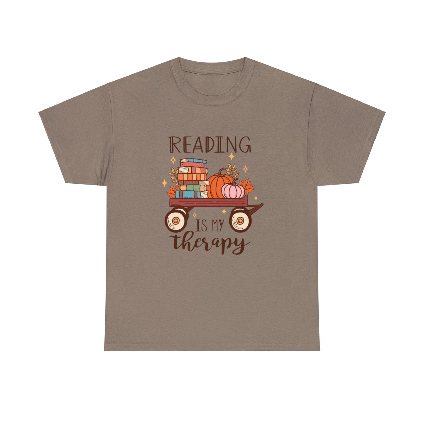 Reading is my Therapy - Unisex Heavy Cotton Tee