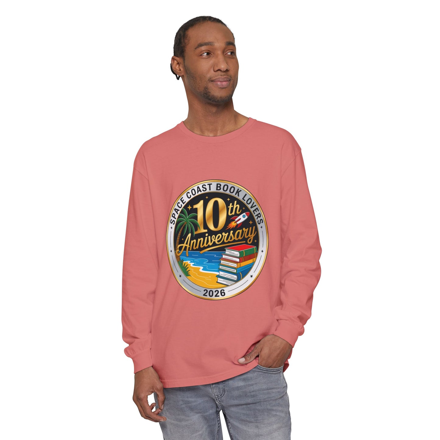 10th Anniversary SCBL 2026 Unisex Garment-dyed Long Sleeve T-Shirt