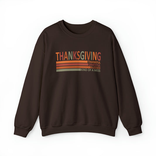 Thankful Grateful Blessed - Unisex Heavy Blend™ Crewneck Sweatshirt