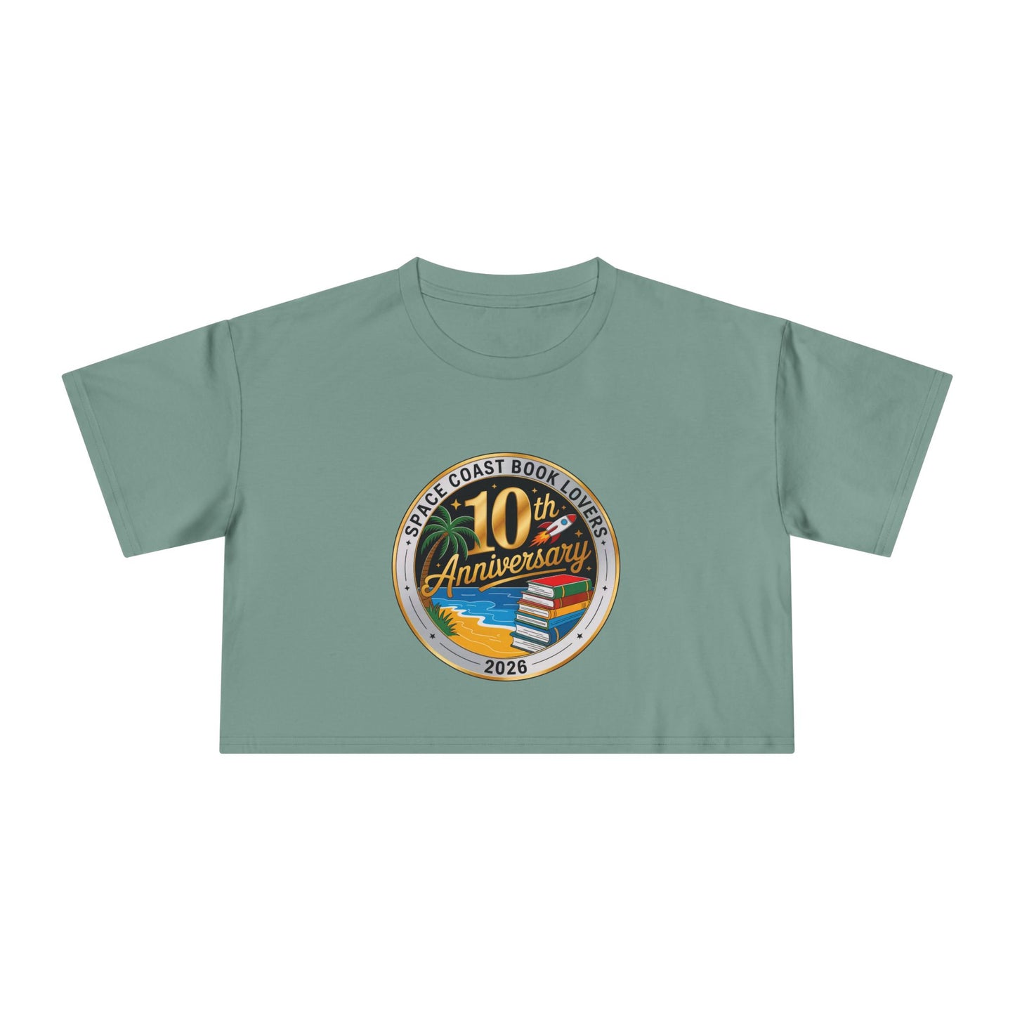 10th Anniversary SCBL 2026 Women's Crop Tee