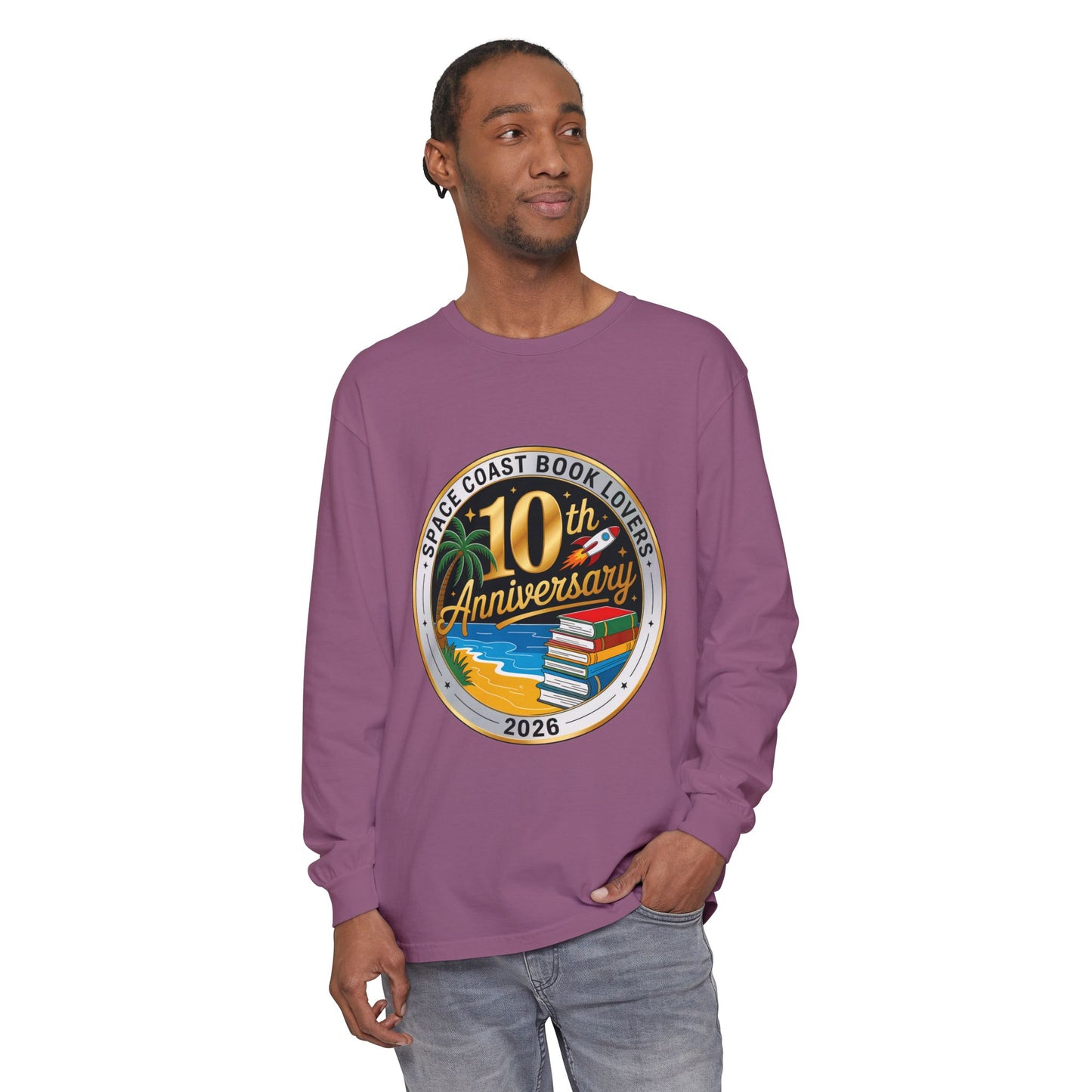 10th Anniversary SCBL 2026 Unisex Garment-dyed Long Sleeve T-Shirt