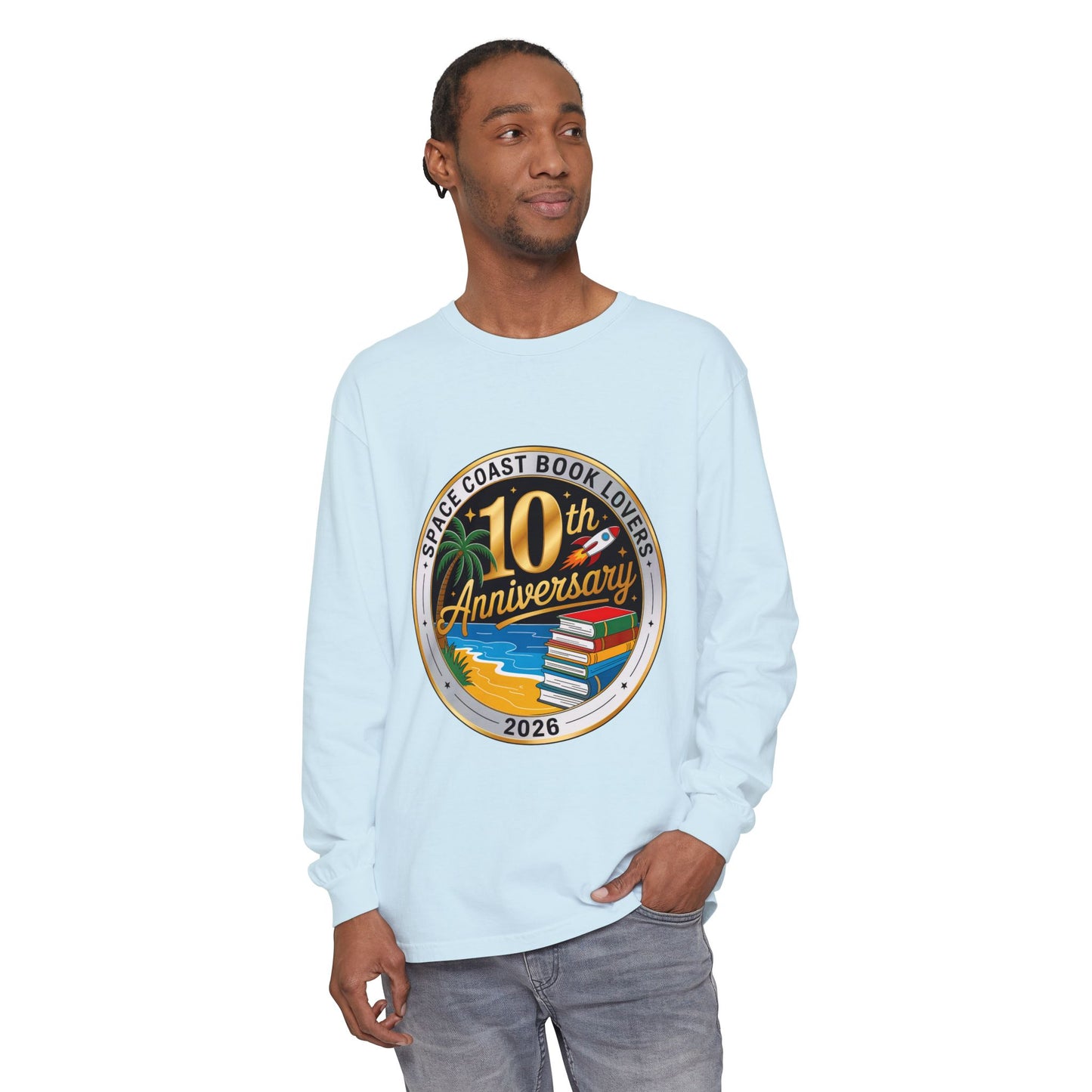 10th Anniversary SCBL 2026 Unisex Garment-dyed Long Sleeve T-Shirt