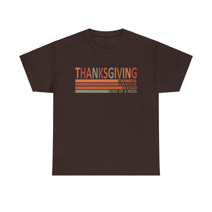 Thankful Grateful Blessed - Unisex Heavy Cotton Tee