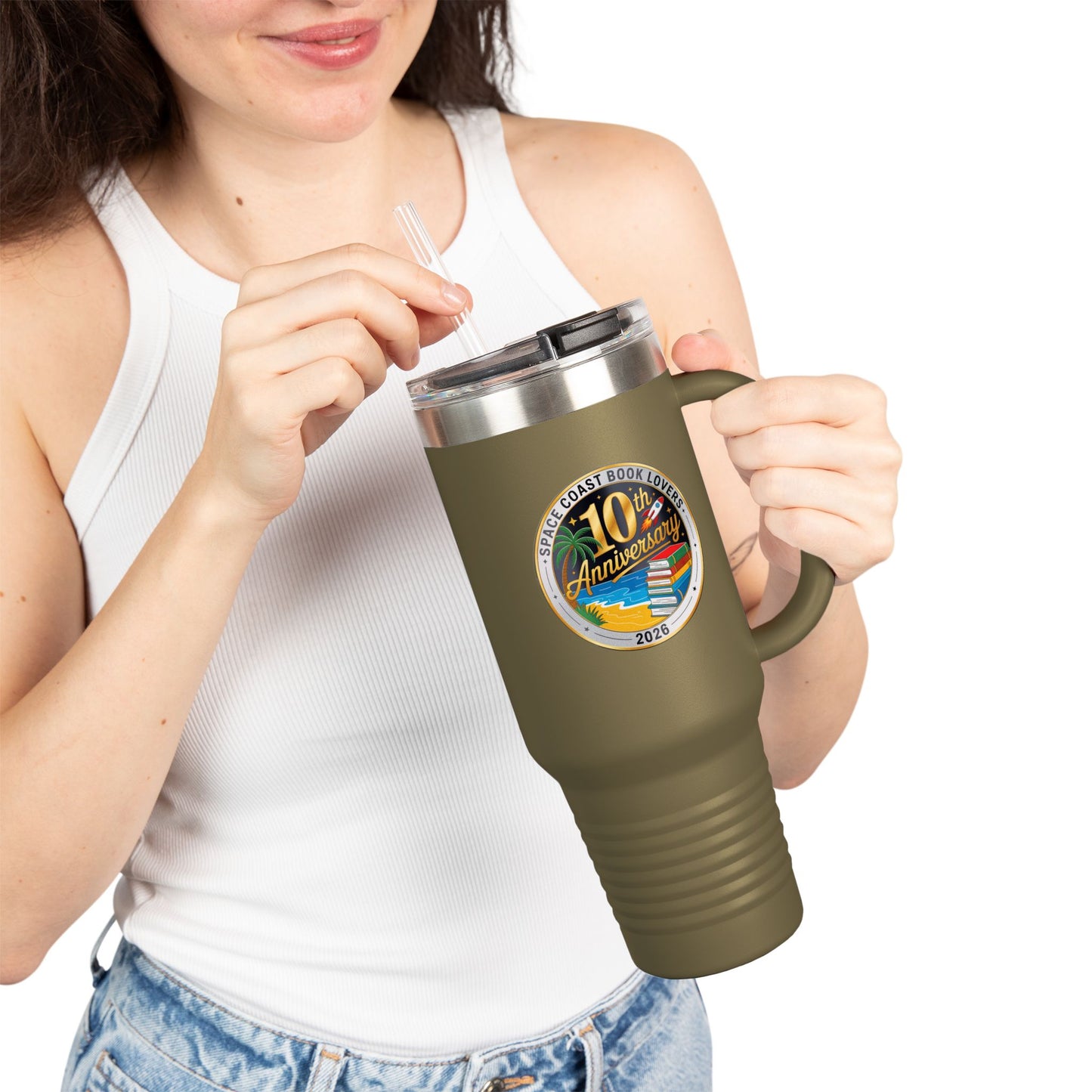 10th Anniversary SCBL 2026 Insulated Travel Mug, 40oz
