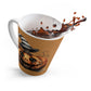 Stripe Pumpkin - Latte Mug