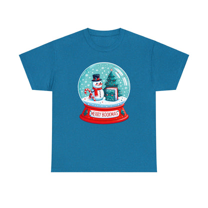 Snowman Globe - Unisex Heavy Cotton Tee