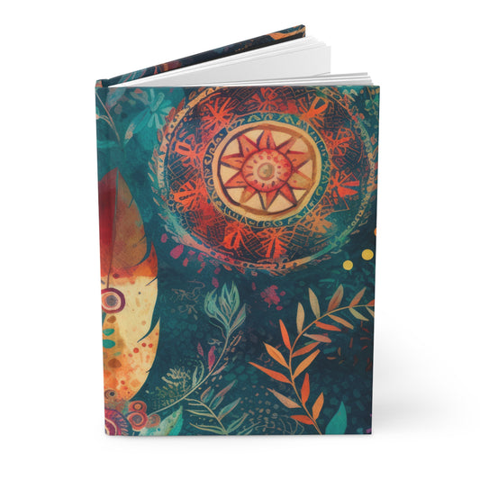 Bohemian Watercolor02 - Hardcover Journal Matte