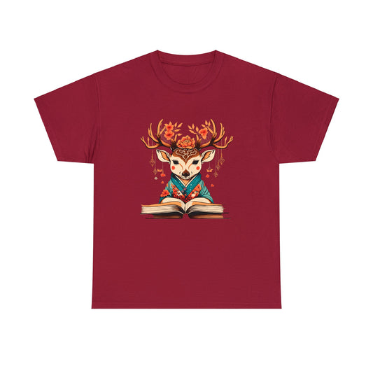 Merry Deer - Unisex Heavy Cotton Tee