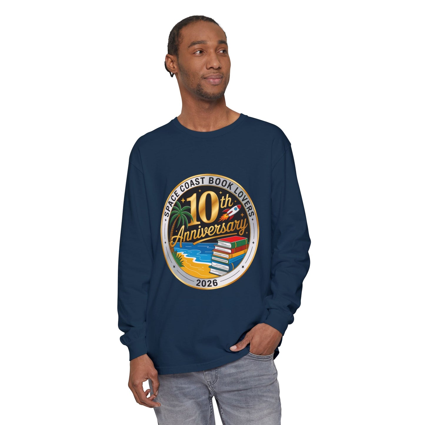 10th Anniversary SCBL 2026 Unisex Garment-dyed Long Sleeve T-Shirt