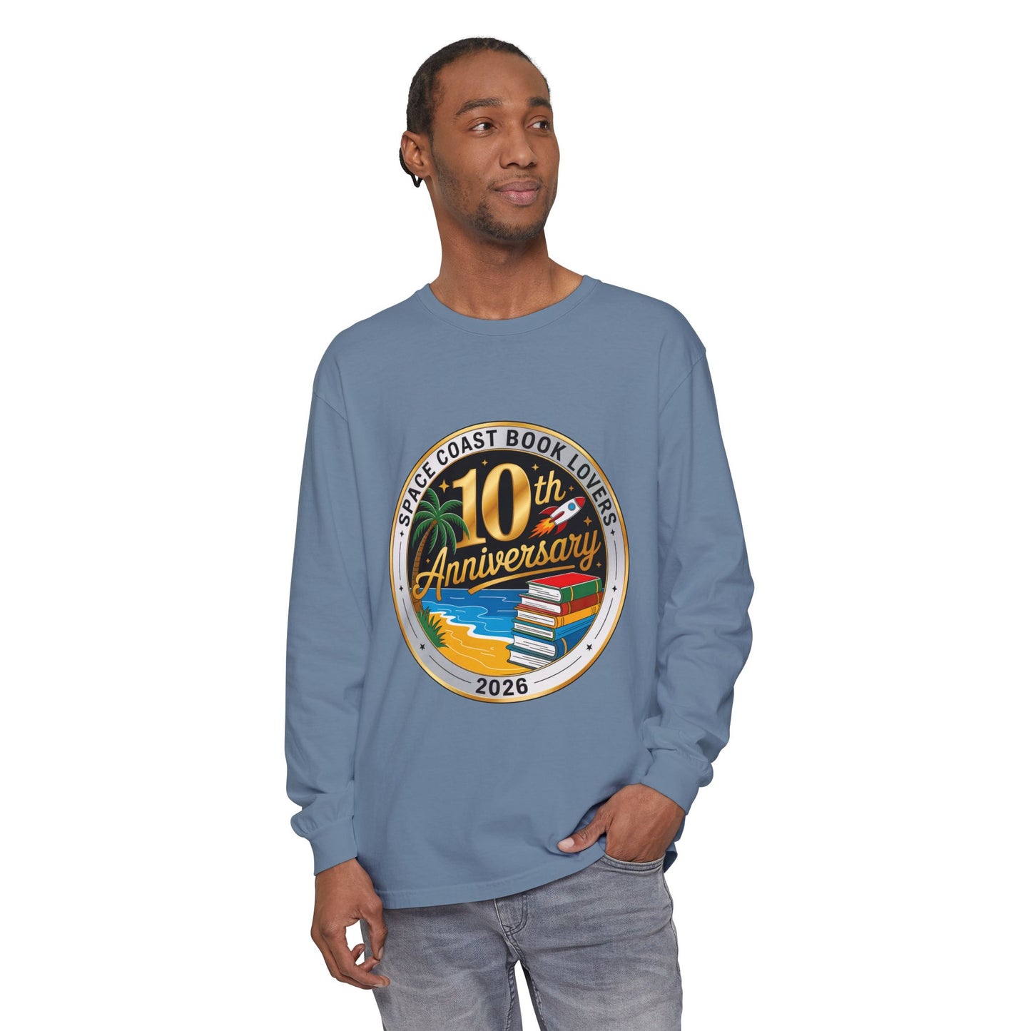 10th Anniversary SCBL 2026 Unisex Garment-dyed Long Sleeve T-Shirt