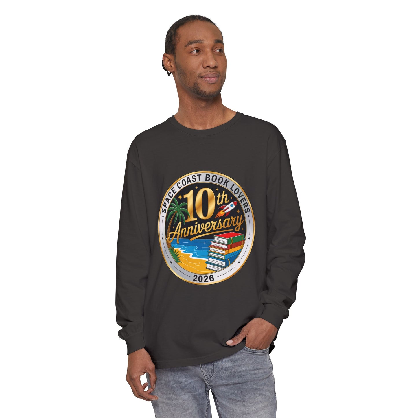 10th Anniversary SCBL 2026 Unisex Garment-dyed Long Sleeve T-Shirt